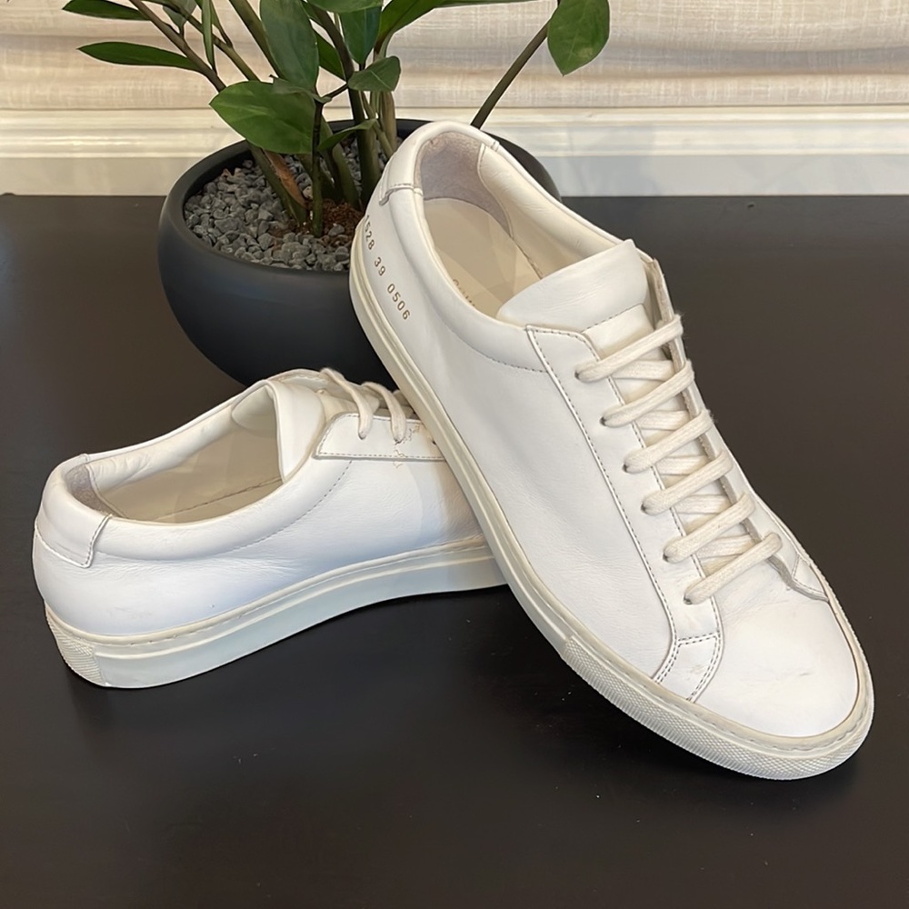 Common Projects Achilles Low White Sneakers